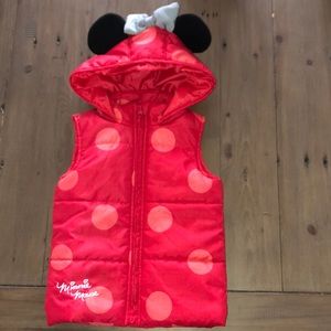 Minnie Mouse hooded vest
